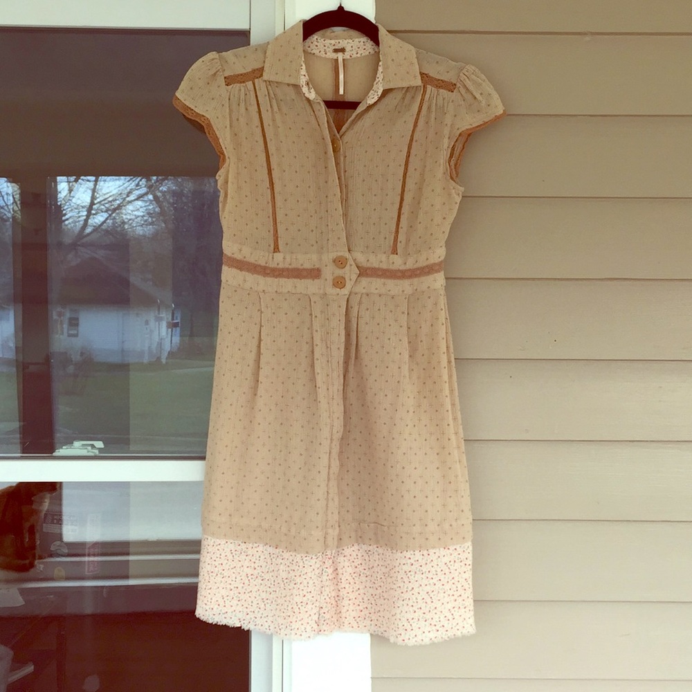 Free People Gauze Dress Size Small